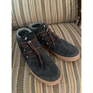 Forsake Lucie Suede Leather Slip Women Boots Size 10 Black